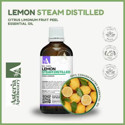 Lemon Essential Oil  | Steam Distilled [Kid-Safe]
