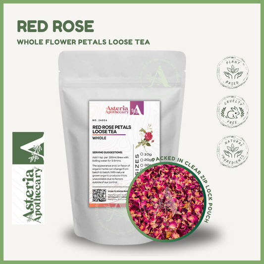 Red Rose Petals Loose Tea