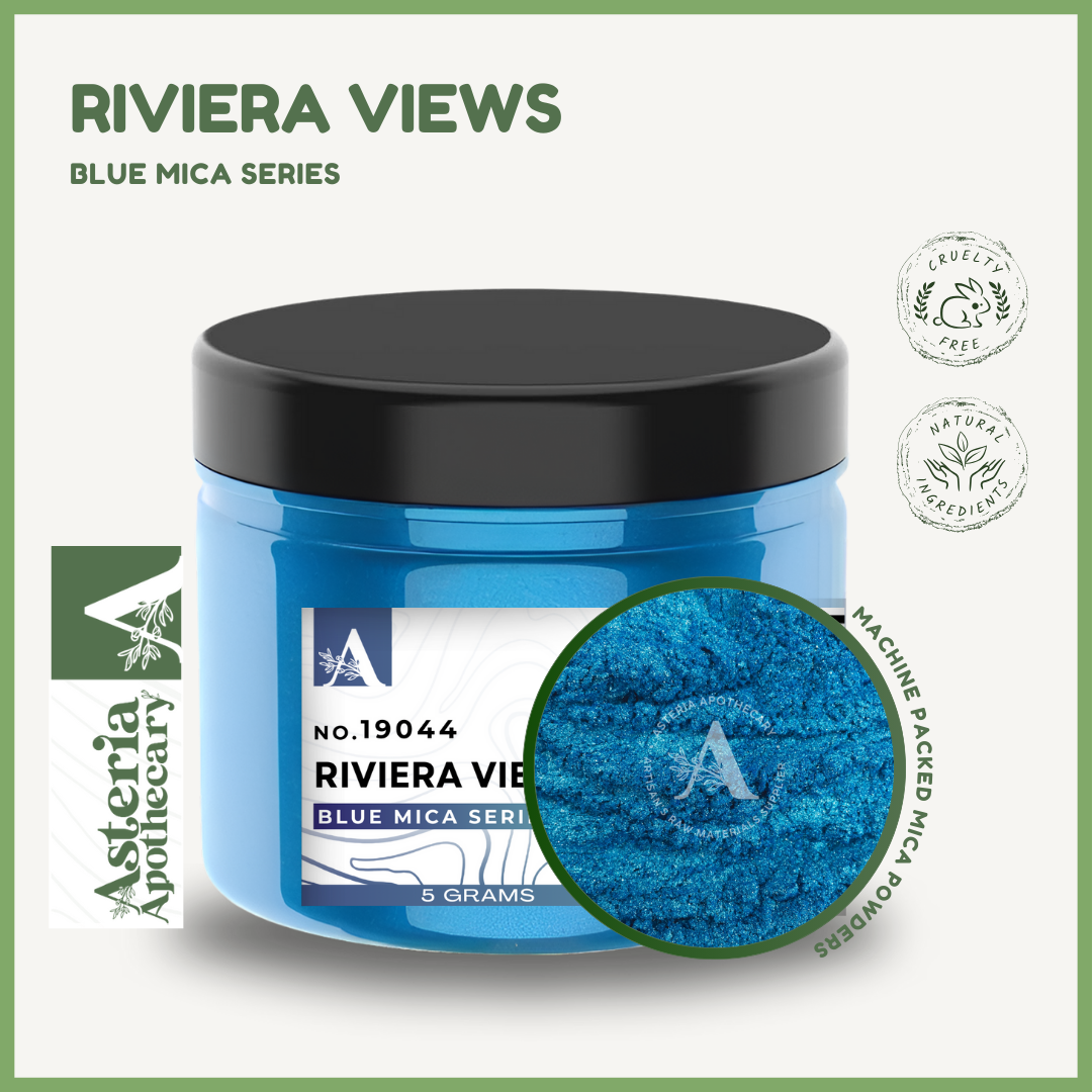 Riviera Views Blue Mica Powder