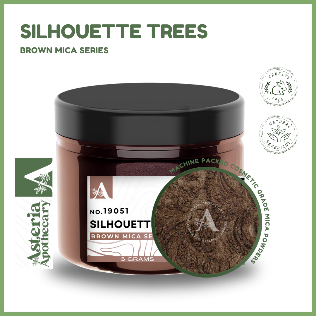 Silhouette Trees Brown Mica Powder